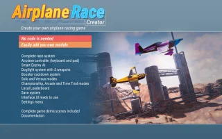 Airplane Race Creator