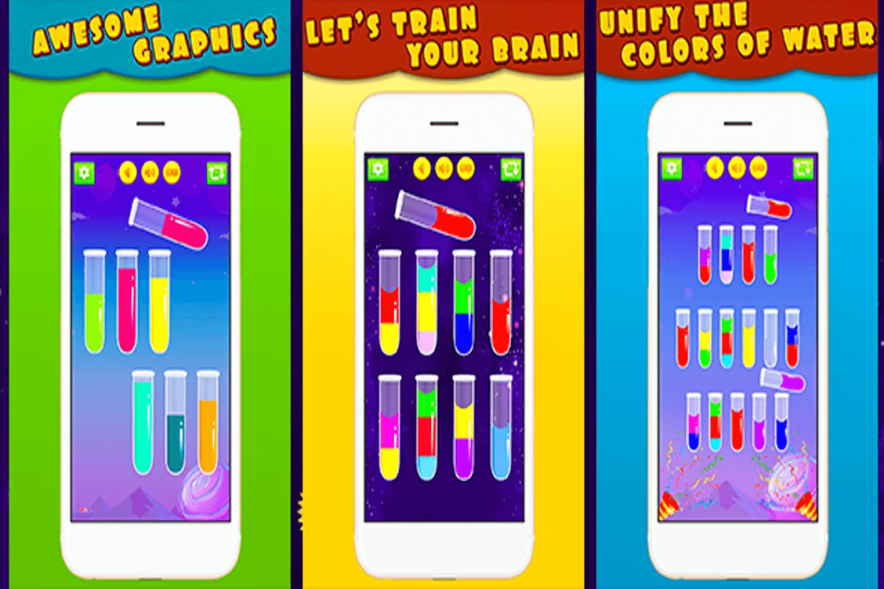 Sort Puzzle Water Color — screenshot 1