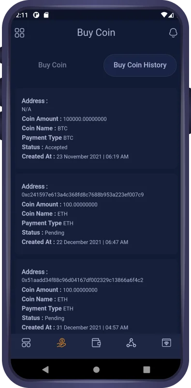 Cpocket – CryptoCurrency Wallet Flutter App — screenshot 4