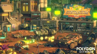 POLYGON - Sci-Fi Worlds Pack - Art by Synty