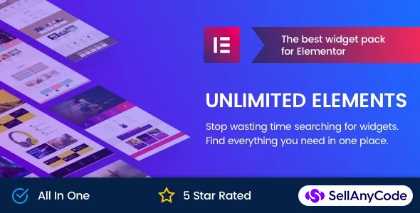 Unlimited Elements for Elementor Page Builder — cover