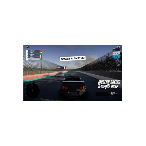 Modern Racing Game Template — screenshot 2