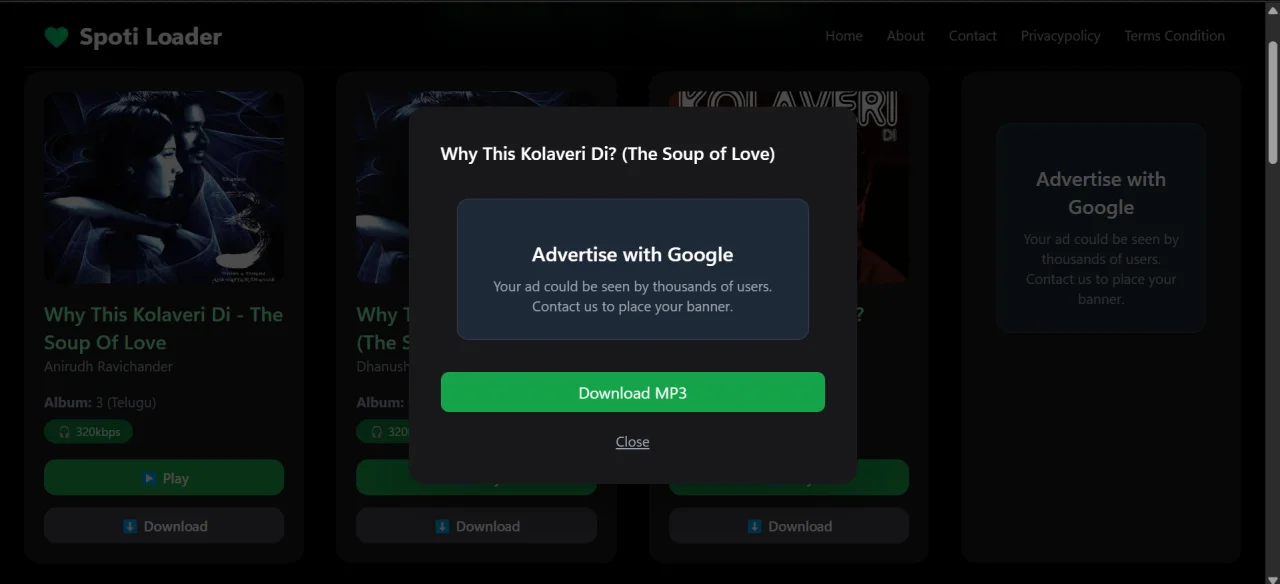 SpotiLoader Search & Download MP3 Songs — screenshot 3