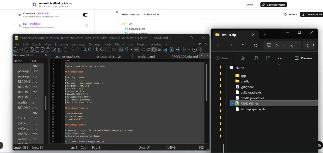 Android Scaffold Builder v.1 — screenshot 7