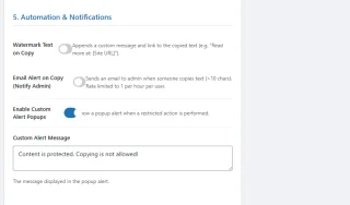 Content Guard - Ultimate WordPress Protection