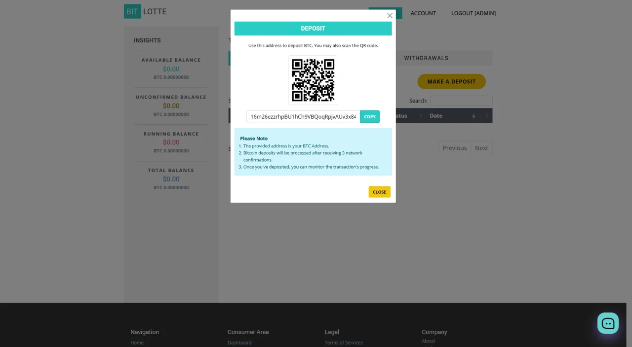 BitLotte - Crypto Lottery Pools — screenshot 8