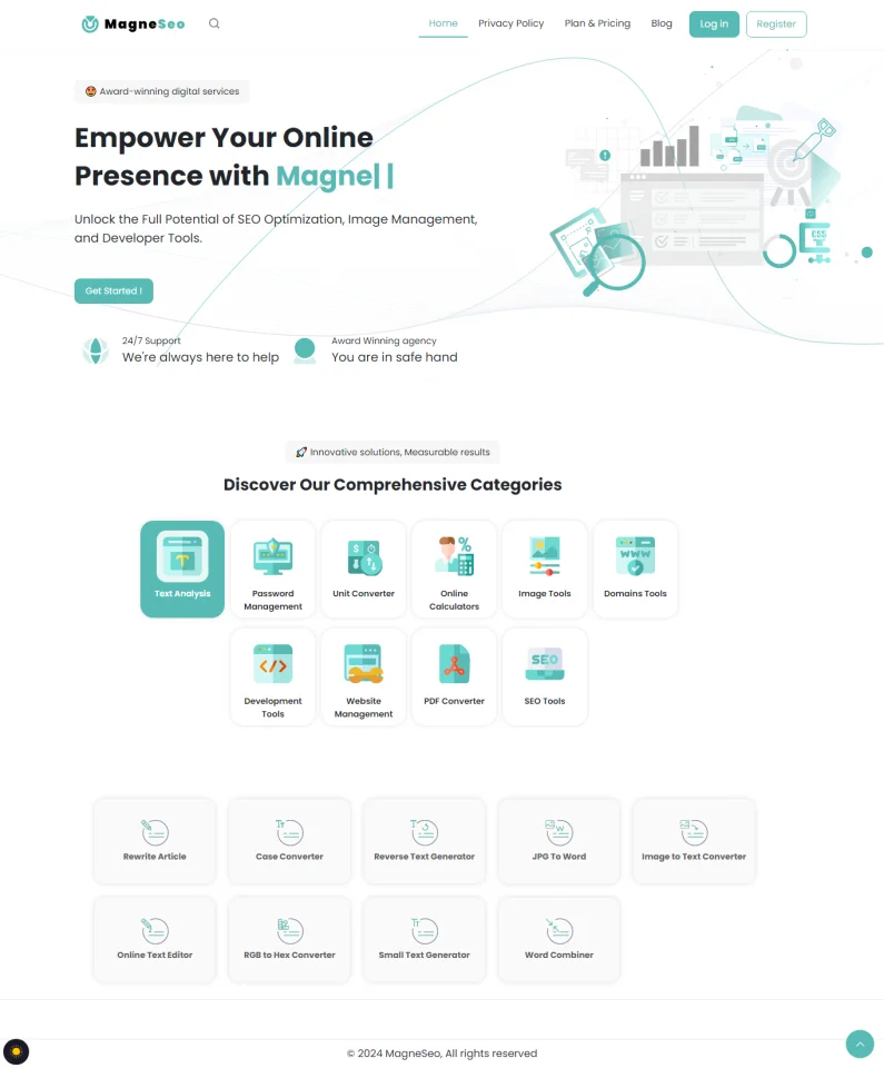 MagneSeo - The All-in-One SEO & Web Toolkit — screenshot 1