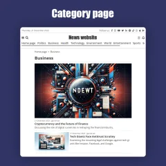 News Site with PHP with CMS
