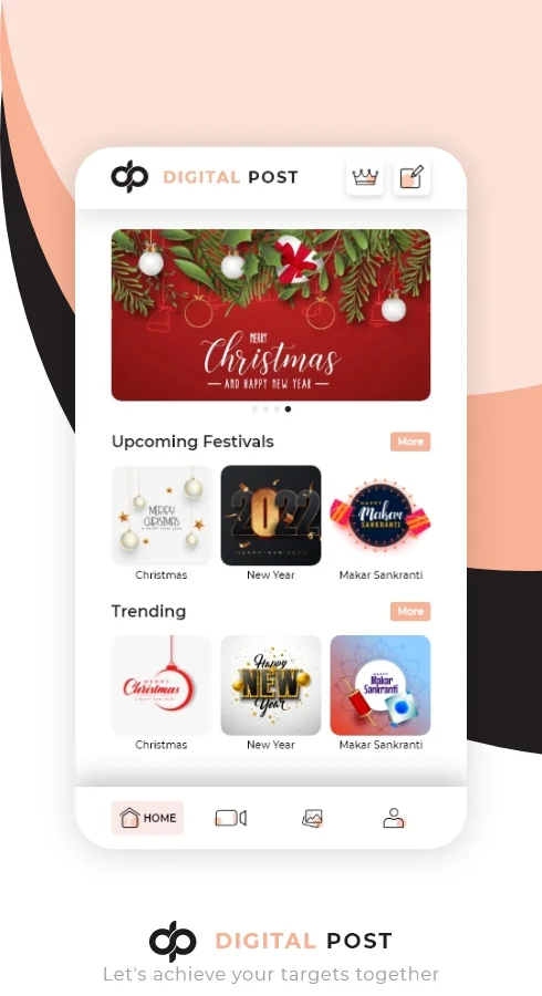 AdBanao, Digital POSTER Hub or Brandspot 365 Clone - Festival Poster Maker — screenshot 5