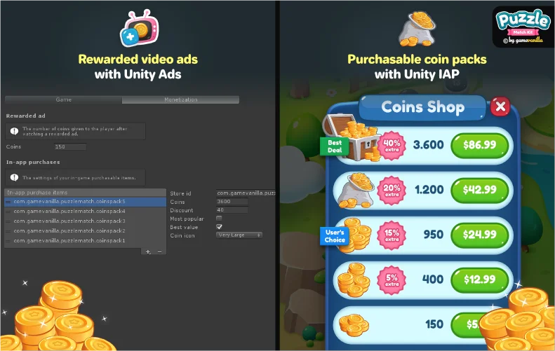 Puzzle Match Kit + PSD Source Pack — screenshot 9