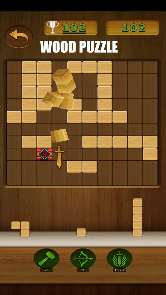 Wood Blocks Puzzle 3 in 1 (with Ads) Unity Complete Project — screenshot 3