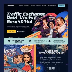 Traffic Exchange Er Paid Visits Script with Points System and Secure Payment Integration