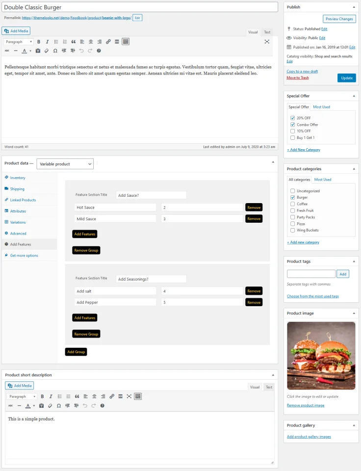 FoodBook | Online Food Ordering & Delivery System for WordPress with One-Click Order Printing — screenshot 2