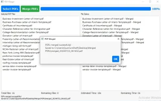Batch Unlimited PDF Merger