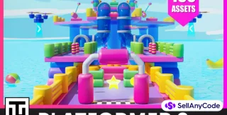 Platformer 2 Obstacles - Low Poly 3D Models Pack