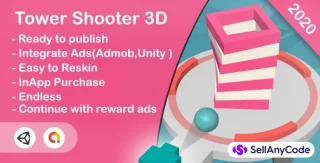 Tower Shooter 3D (Unity Game+Android+iOS+AdMob)