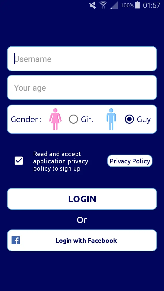 RandoChat - Random Video Chat Dating Android App — screenshot 5