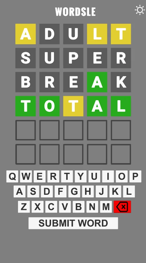 Wordsle - (Unity - AdMob) — screenshot 2