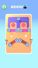 Screw Pin 3D Nuts Jam Puzzle