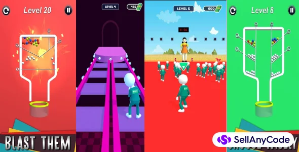 Pull the Pin Game (Free Squid Game Top 7 Challenge)