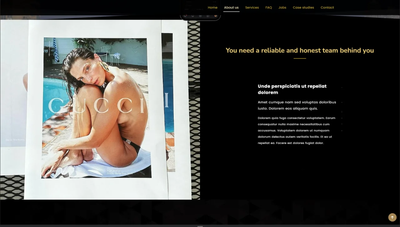 Agency Template Website — screenshot 1
