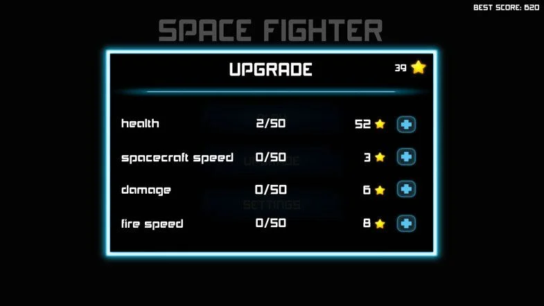 Neon Space Fighter — screenshot 3