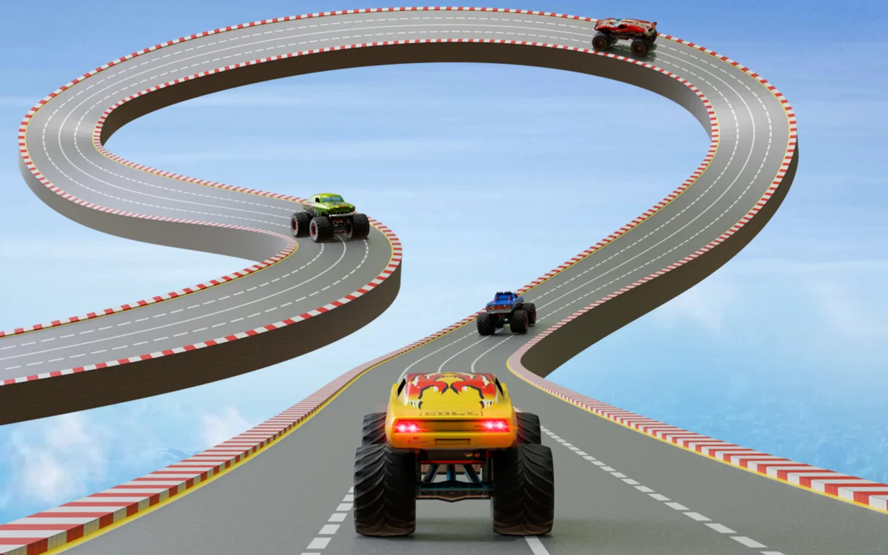 Monster Truck Mega Ramp Stunts 3D Truck Simulator — screenshot 3