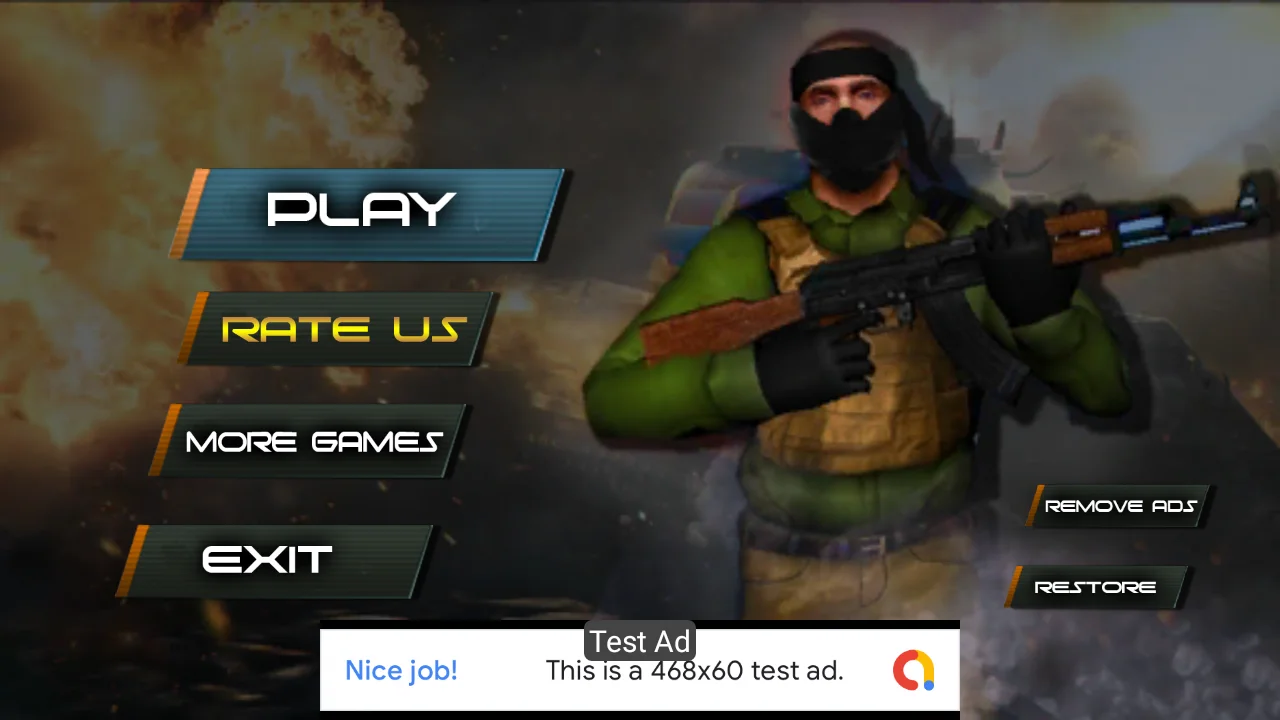 Sniper Army 3D (Unity – AdMob) — screenshot 1