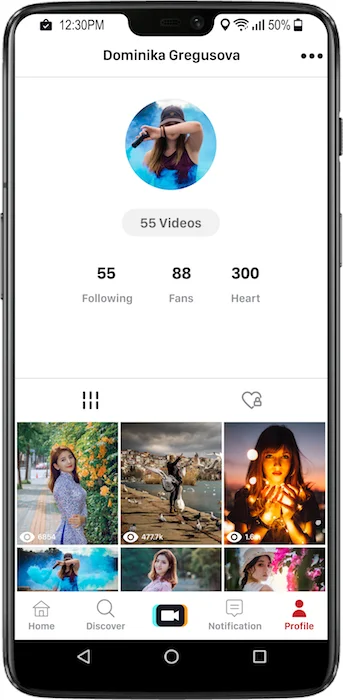 TicTic - Android Media App for Creating and Sharing Short Videos — screenshot 2