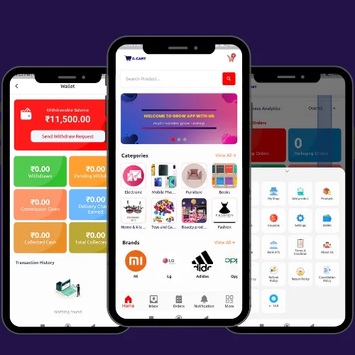 G-Cart Multiple Vendor Website (Users and Seller or Delivery App Include) with Admin Panel — screenshot 4