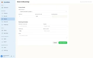 StockMate Inventory, Stock & Sales Management System (Flask + Python)