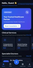 MedixClinic - Clinic & Doctor Appointment Booking Flutter App with Admin Panel