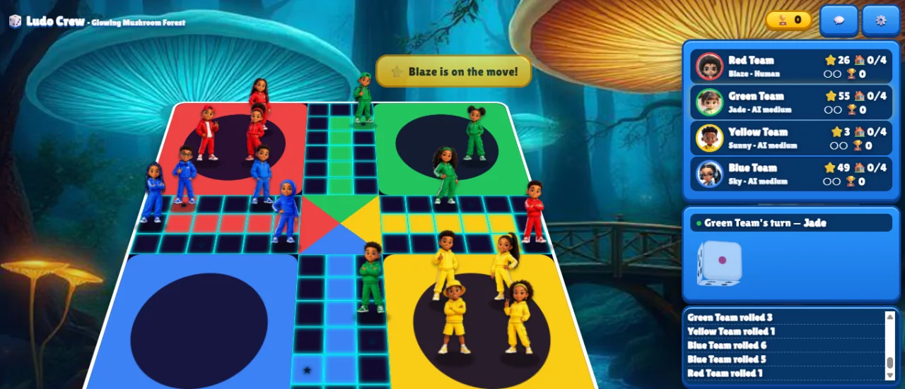 Ludo Crew Branded Offline Ludo Game & Installable PWA | HTML, CSS, JavaScript Source Code — screenshot 1