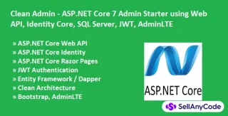 Clean Admin - ASP.NET Core 7 Admin Starter