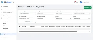 EduAbroad - Overseas Education & Student Visa Management Portal