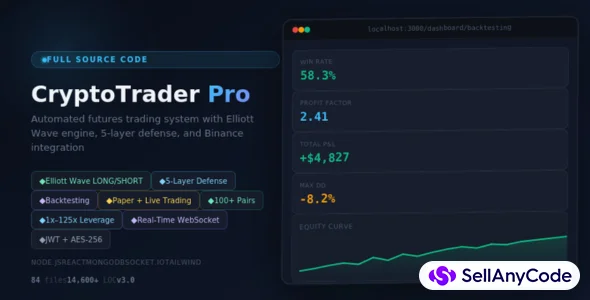 CryptoTrader Pro - Automated Futures Trading System