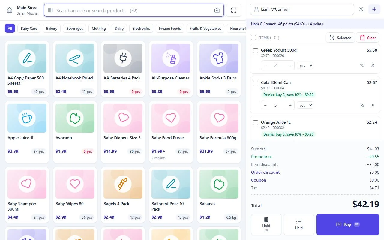 POSMaster - Point of Sale, Inventory & Multi-Branch Management — screenshot 2