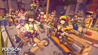 POLYGON Kids - Low Poly 3D Art by Synty