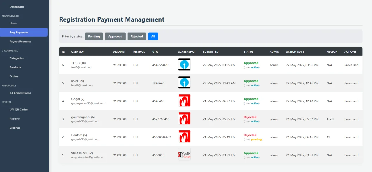 MLM LaunchPad Pro - PHP & MySQL MLM Platform Foundation — screenshot 4