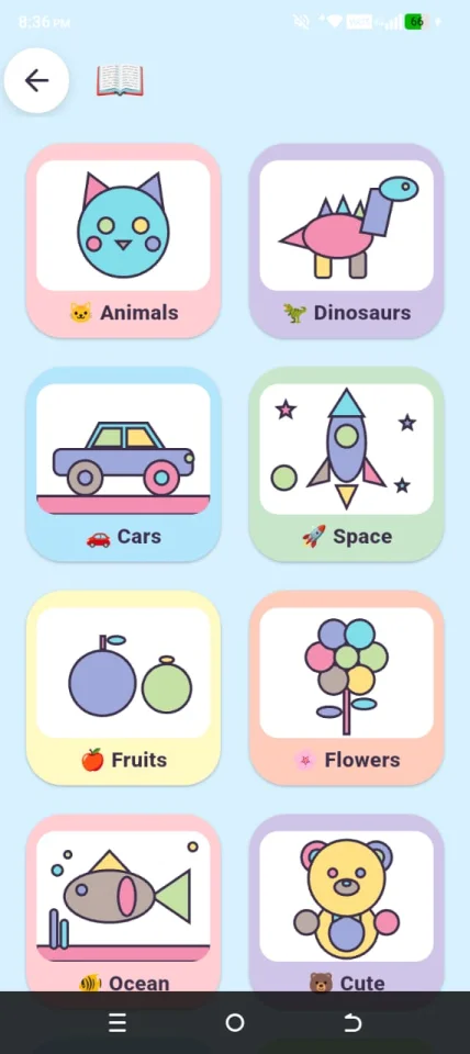 ColorJoy Kids: Flutter Coloring & Drawing App for Children — screenshot 3
