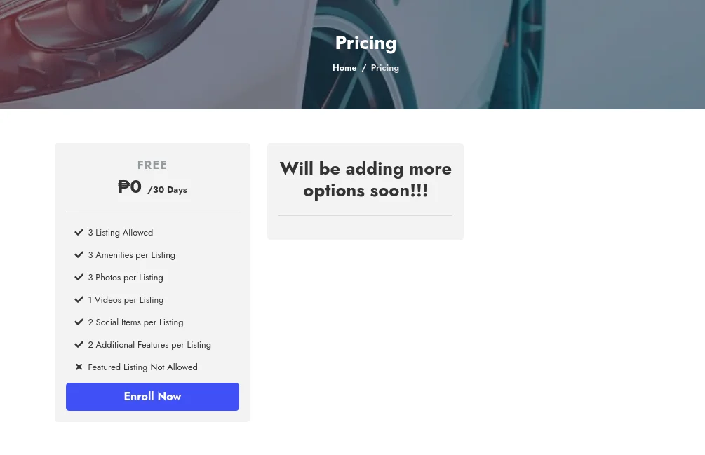 Multi Vendor Car Listing Website Carlist - Laravel — screenshot 2