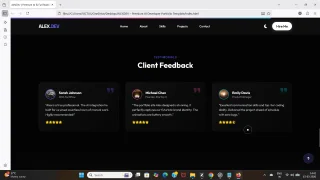 ALEXDEV Premium AI Developer Portfolio Template