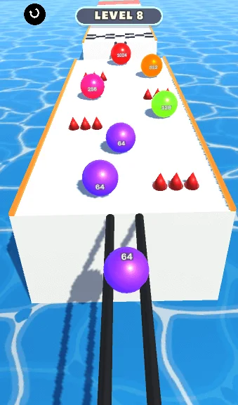 Rainbow Ball Runner 2048 — screenshot 10