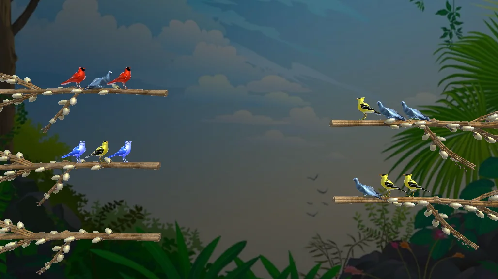 Colored Bird Sorting Puzzle — screenshot 2