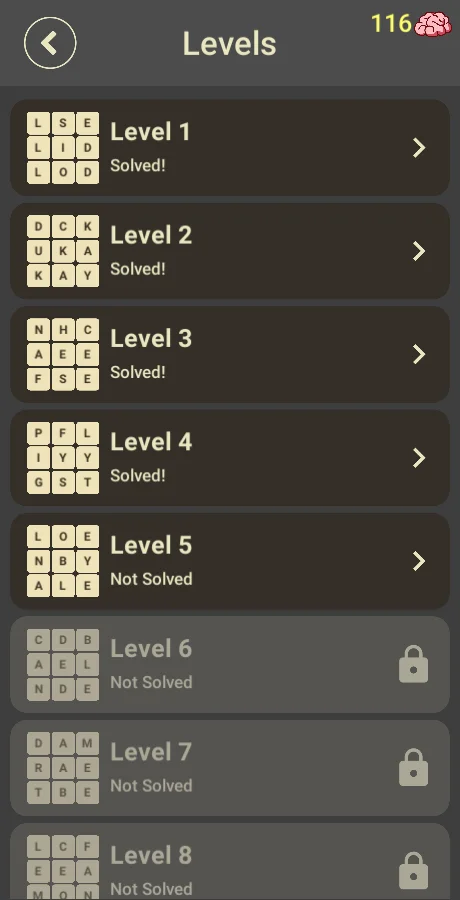 Word Link Game (Unity Game+AdMob+Android+iOS) — screenshot 4