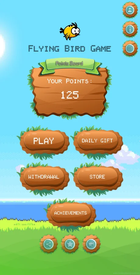 Flying Bird Game - Play to Earn Bitcoin with Admin Panel and AdMob — screenshot 7