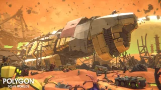 POLYGON - Sci-Fi Worlds Pack - Art by Synty