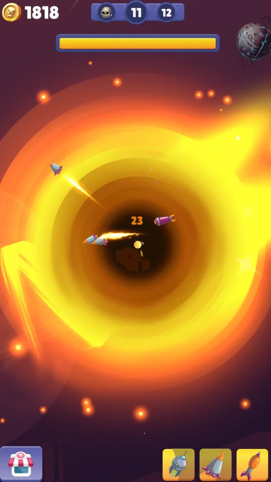 Idle Space Destroyer – Planet Bomber Hyper Casual Game — screenshot 8