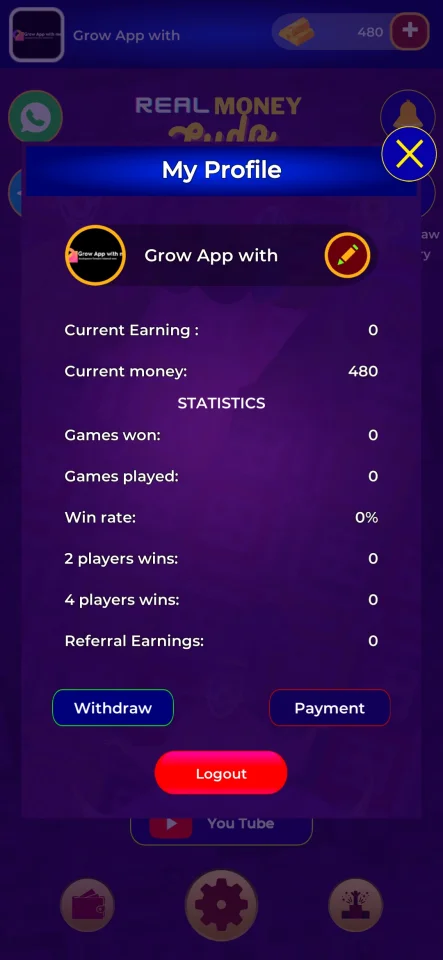 Elite Ludo Real Money Earning Android App v6 with Admin Panel — screenshot 4