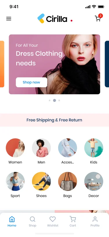 Cirilla - Multipurpose Flutter App for WordPress & WooCommerce — screenshot 3